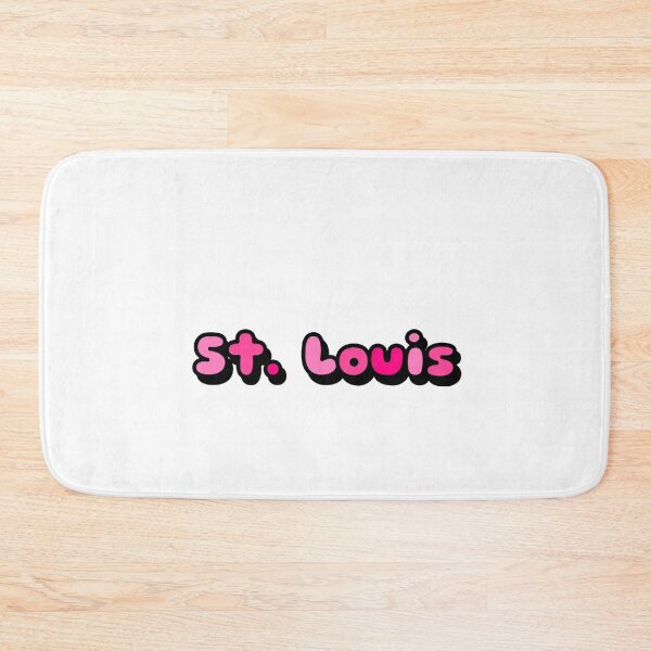 Item preview, ST. LOUIS NEON PINK CARTOON FONT STICKER designed and sold by heyjessicaho.