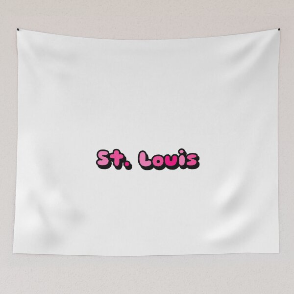 Item preview, ST. LOUIS NEON PINK CARTOON FONT STICKER designed and sold by heyjessicaho.