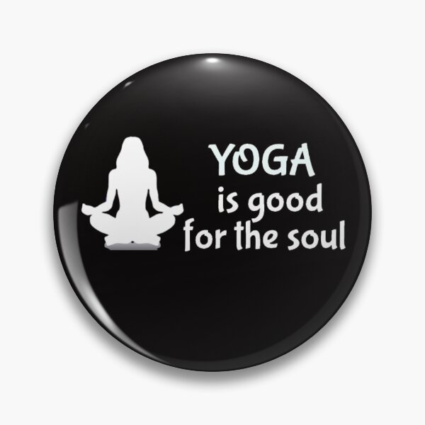 Item preview, YOGA is Good for the Soul - on BLACK (also, as black on white design) designed and sold by seize39.