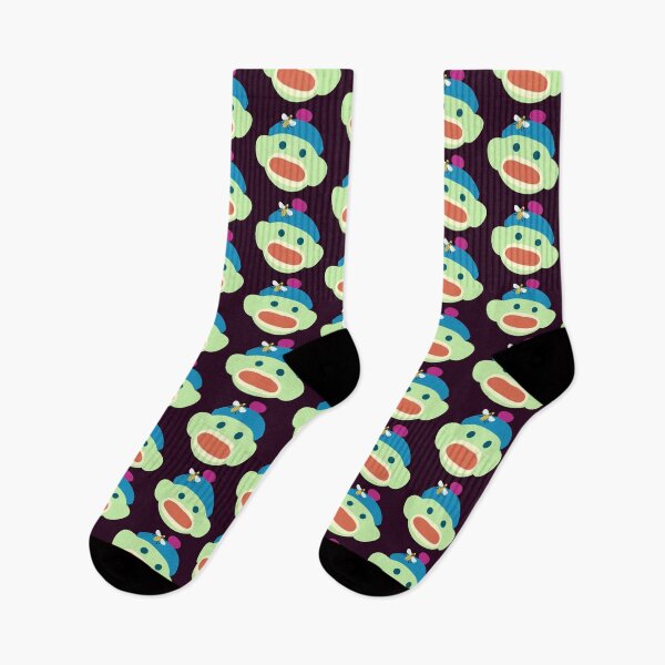 Artikelvorschau, Socken-Affe mit Biene entworfen und verkauft von JaZilla.