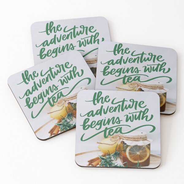 Item preview, The Adventure Begins with Tea designed and sold by quilltreefox.