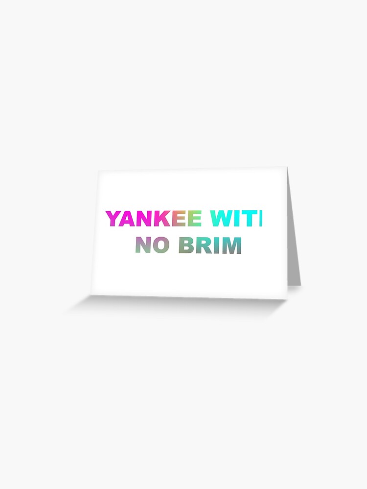 yankee with no brim!! Sticker for Sale by groovystickies