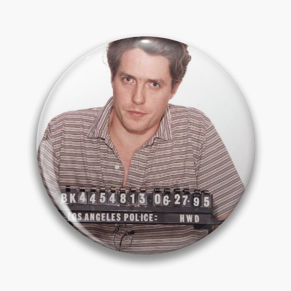 Item preview, Hugh Grant Mugshot designed and sold by footyjumpers.