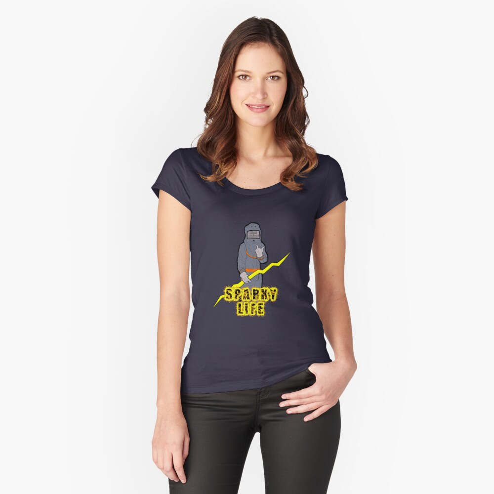 Artikel-Vorschau von Tailliertes Rundhals-Shirt, designt und verkauft von HacknStack.