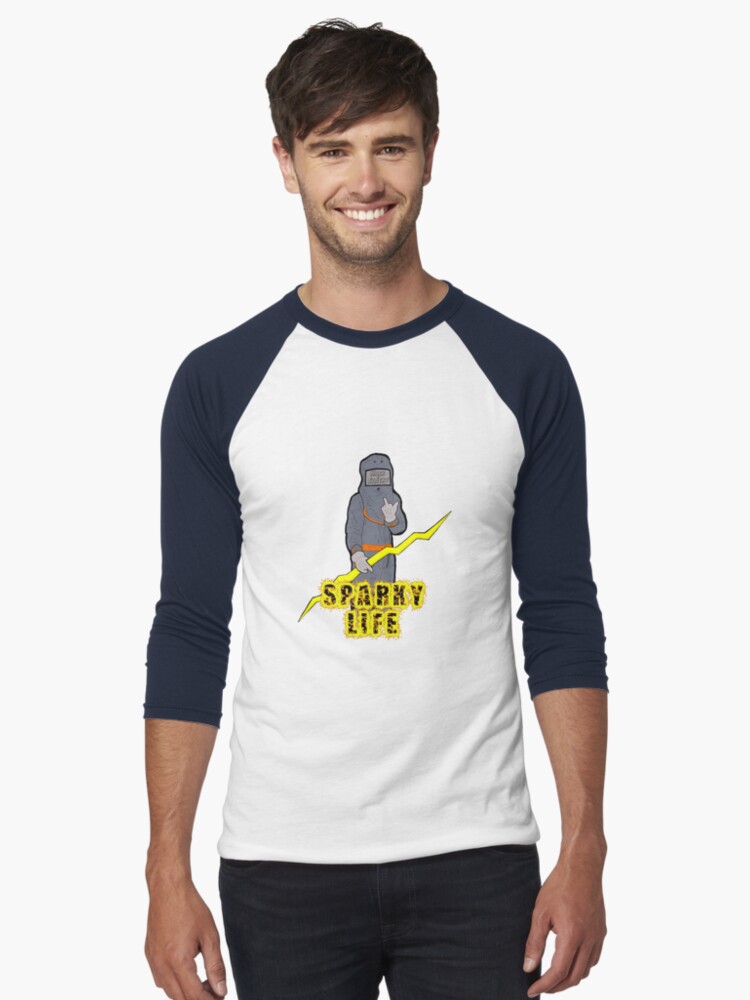 Thumbnail 1 von 3, Baseballshirt mit 3/4-Arm, Dat funkelndes Leben designt und verkauft von HacknStack.