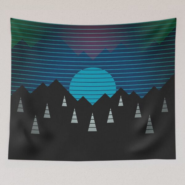 Item preview, 80s Landscape & Rising Sun (Winter) designed and sold by tallestrose.