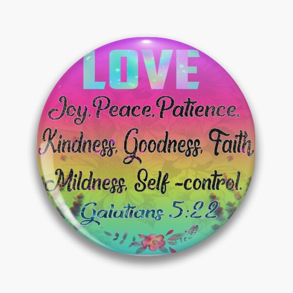 Item preview, Galatians 5:22 Love,Joy,Peace,Patience, Kindness, Goodness, Faith, Mildness, Self -Control designed and sold by CAISHEM DESIGNS.
