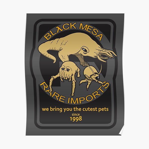 Black Mesa rare imports. Poster