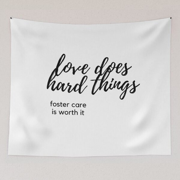 Item preview, Foster Care Shirt | Love Does Hard Things T-Shirt | Foster Care Quote Tshirt | Foster Mom Gift | Foster Care and Adoption T-Shirts and Gifts designed and sold by beawesome105.