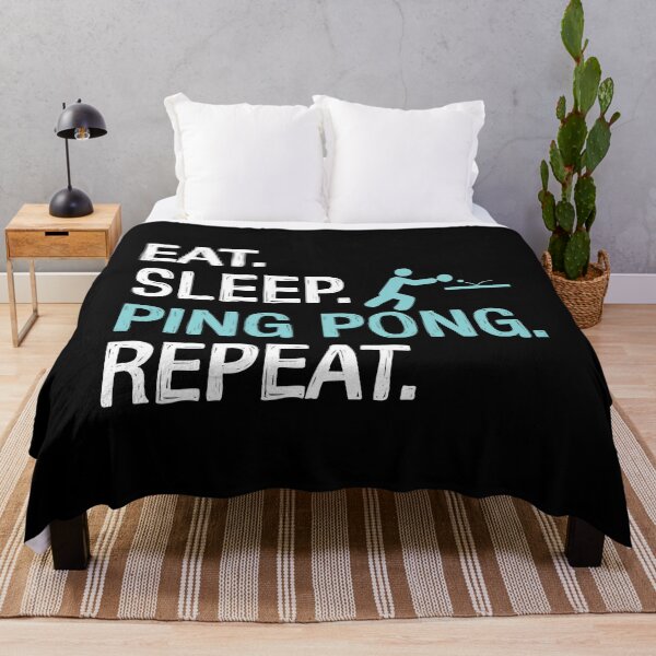 Item preview, Eat Sleep Ping Pong Repeat Table Tennis Design designed and sold by tshirtexpressiv.