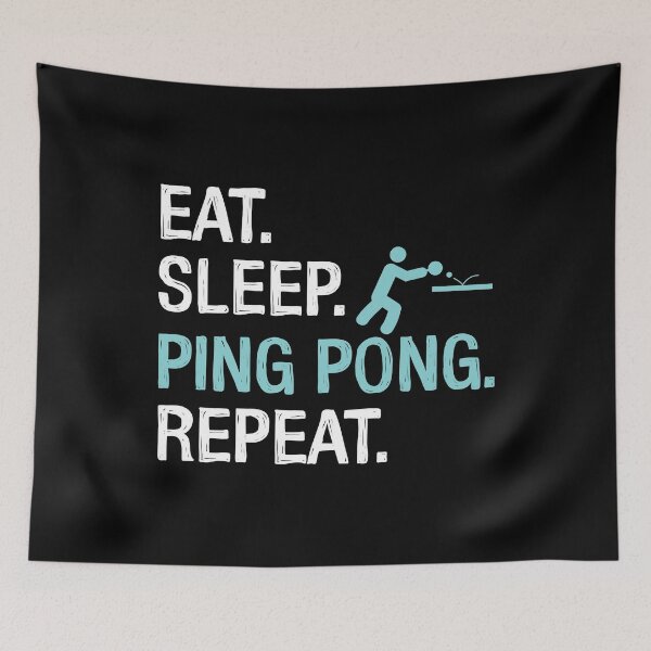Item preview, Eat Sleep Ping Pong Repeat Table Tennis Design designed and sold by tshirtexpressiv.