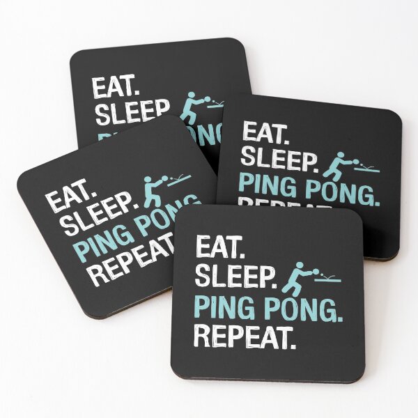 Item preview, Eat Sleep Ping Pong Repeat Table Tennis Design designed and sold by tshirtexpressiv.