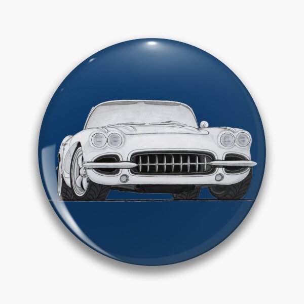 Item preview, 1962 Chevrolet Corvette Roadster Drawing designed and sold by ItsMeRuva.