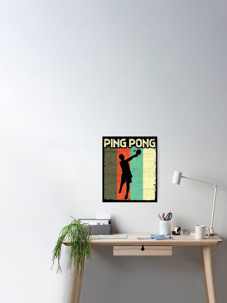 Ping pong wall decor - TenStickers