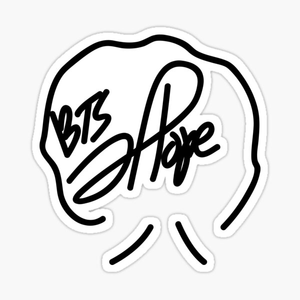 J Hope Signature Merch & Gifts for Sale | Redbubble