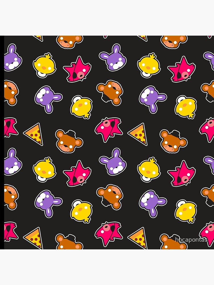 FNAF // Freddy's Faces Pattern Cute Kawaii Chibi for kids iPhone Case for  Sale by hocapontas