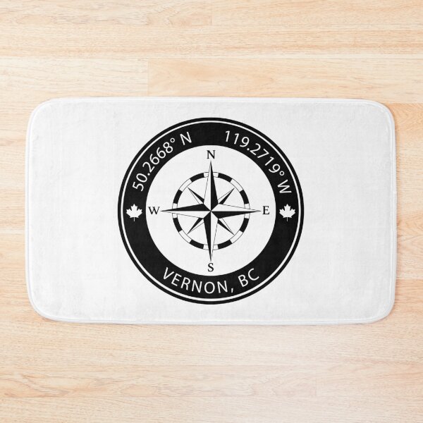Item preview, Vernon, British Columbia Geographical Coordinates designed and sold by TeeOhGraphics.