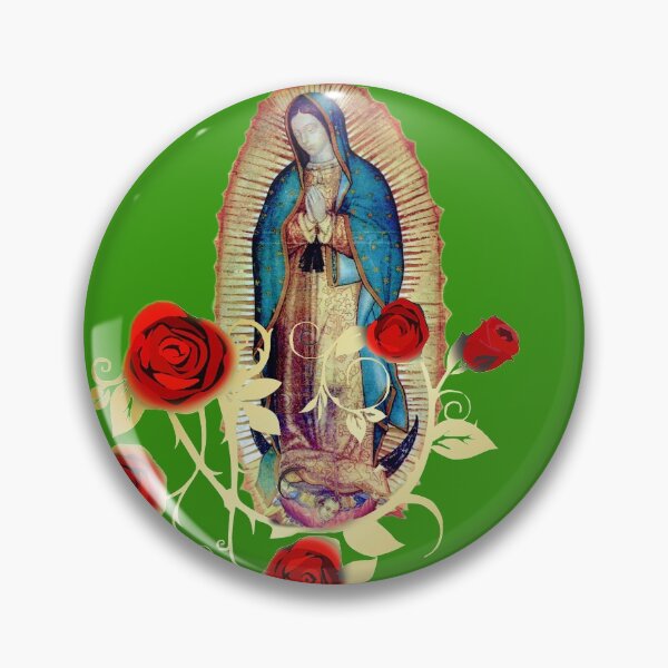 Item preview,  Our Lady of Guadalupe Virgen Maria Tilma Red Roses 120 designed and sold by hispanicworld.