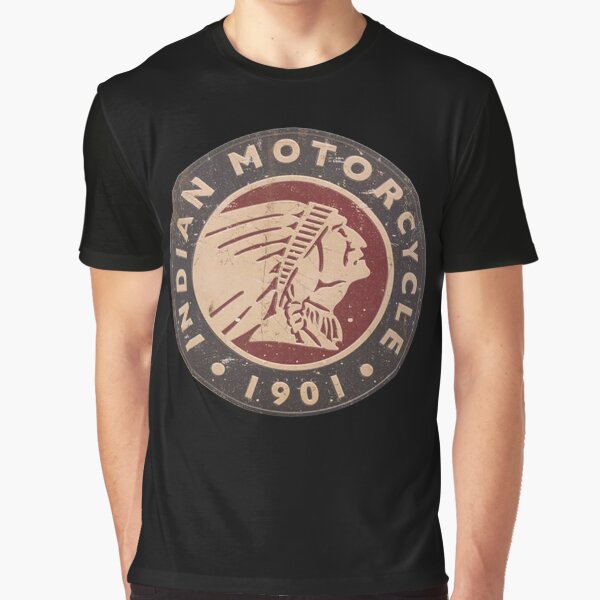 Indian Motorrad Vintage 1901 USA Grafik T-Shirt