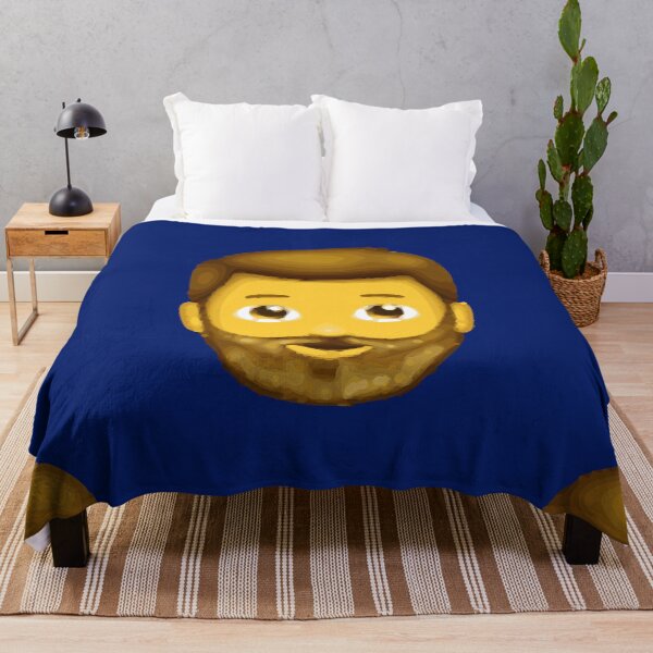 Item preview, emoji bearded man designed and sold by Gossip Rag.