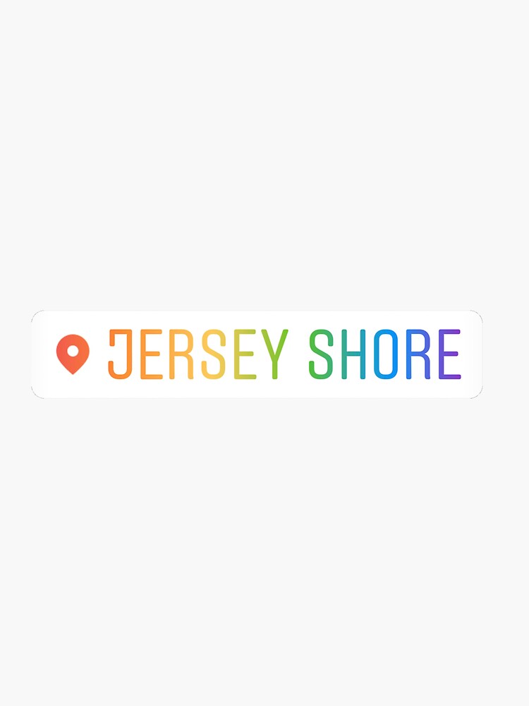 "Jersey Shore Instagram Bubble Rainbow" Sticker for Sale by katzj2