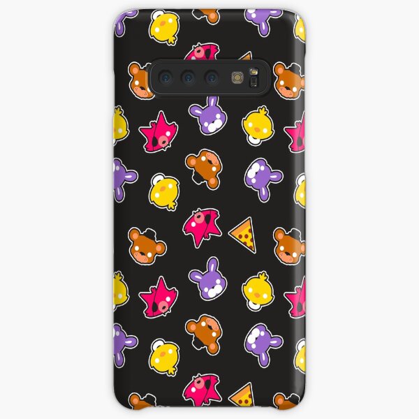 FNAF // Freddy's Faces Pattern Cute Kawaii Chibi for kids Samsung Galaxy Snap Case