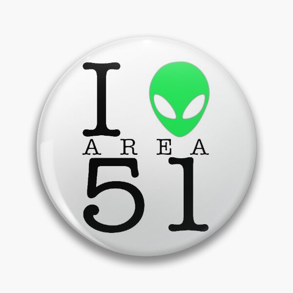 Item preview, I Heart Area 51 ~ Alien NY Parody Meme ~ Black  on White designed and sold by Neon-Wolf.