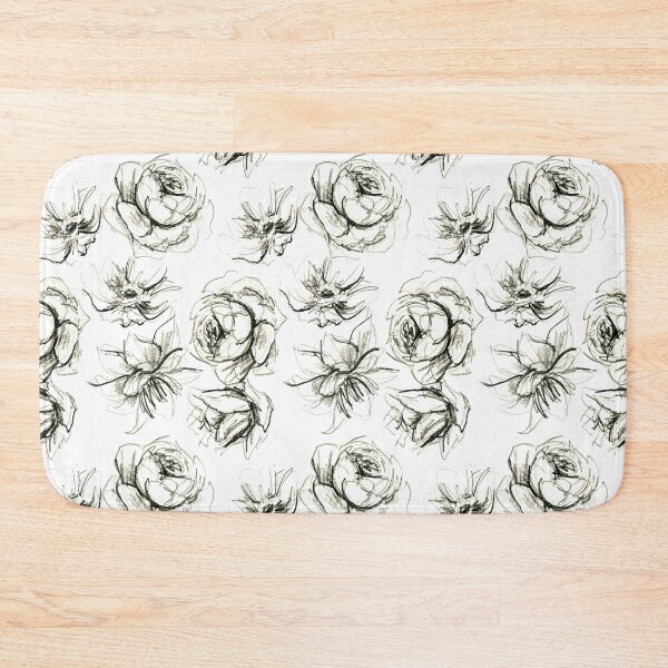 Item preview, sketchy floral designed and sold by Lara Wolf.