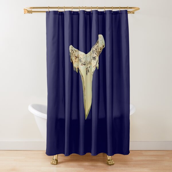 YUSDECOR Bite Shark Biting 3D Front Megalodon Teeth Prehistoric Attacking  Bathroom Decor Bath Shower Curtain 60x72 inch 