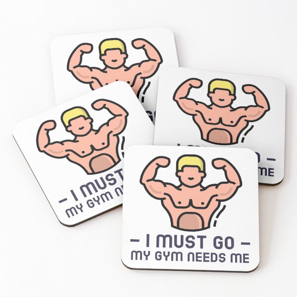 Item preview, I Must Go, My Gym Needs Me designed and sold by unikologo.