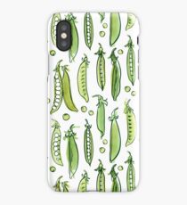 Watercolor Green pea iPhone Case