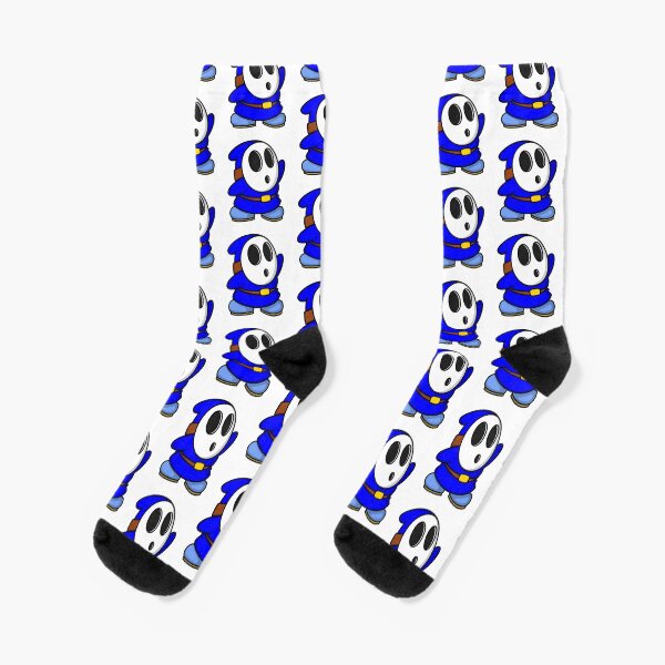 Blue ShyGuy Socks