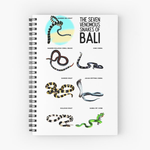 Item preview, The Venomous Snakes of Bali (Vertical, Transparent) designed and sold by Sean-Evans.