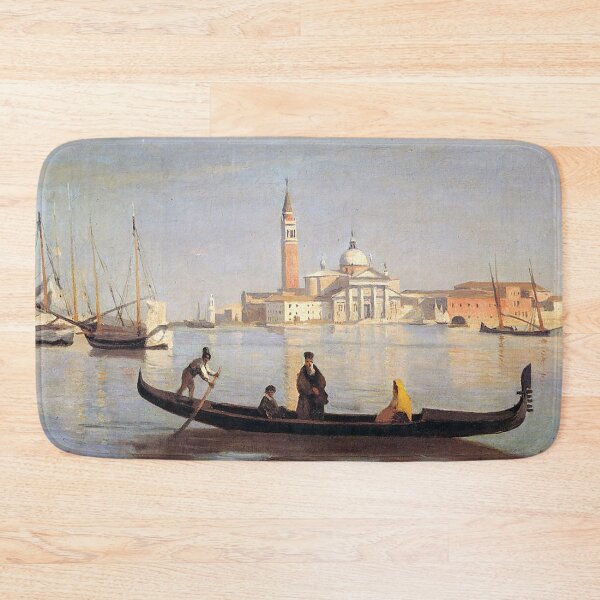 Item preview, Venice Gondola on Grand Canal - Camile Corot designed and sold by CJET.