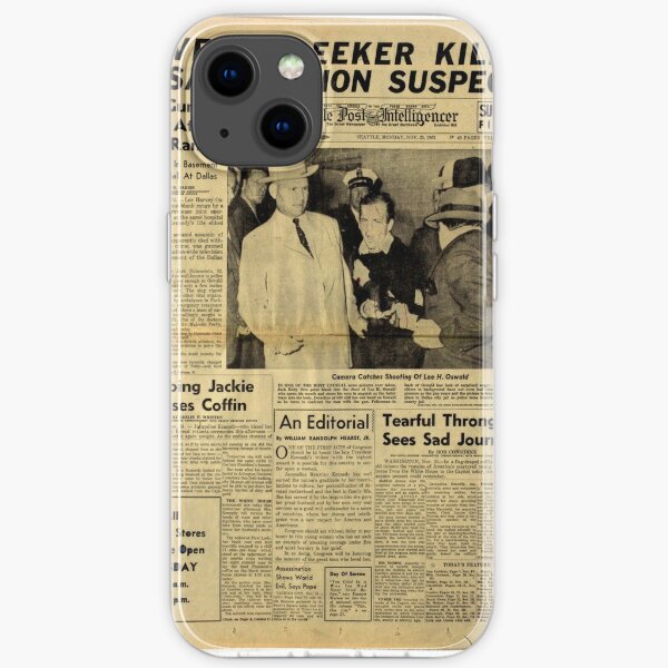 Old Newspaper iPhone Soft Case