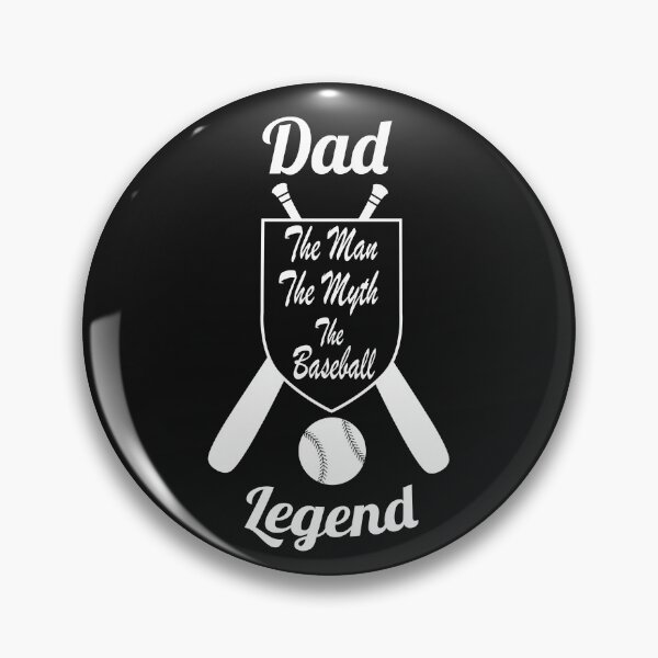 Artikelvorschau, Papa, der Mann, der Mythos, die Baseball-Legende, Geschenk – Vater-Vater-Geschenk für Baseball-Trainer – perfekte Baseball-Papa-Geschenkidee entworfen und verkauft von Run to Creations.