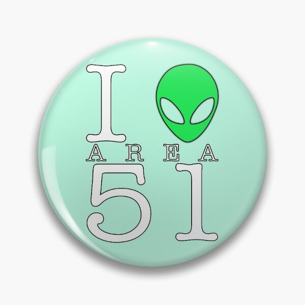 Item preview, I Heart Area 51 ~ Alien NY Parody Meme ~ White Outlined Font designed and sold by Neon-Wolf.