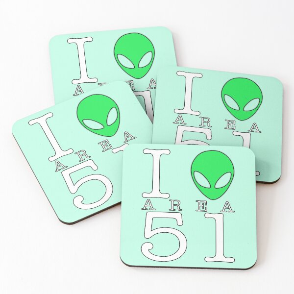 Item preview, I Heart Area 51 ~ Alien NY Parody Meme ~ White Outlined Font designed and sold by Neon-Wolf.