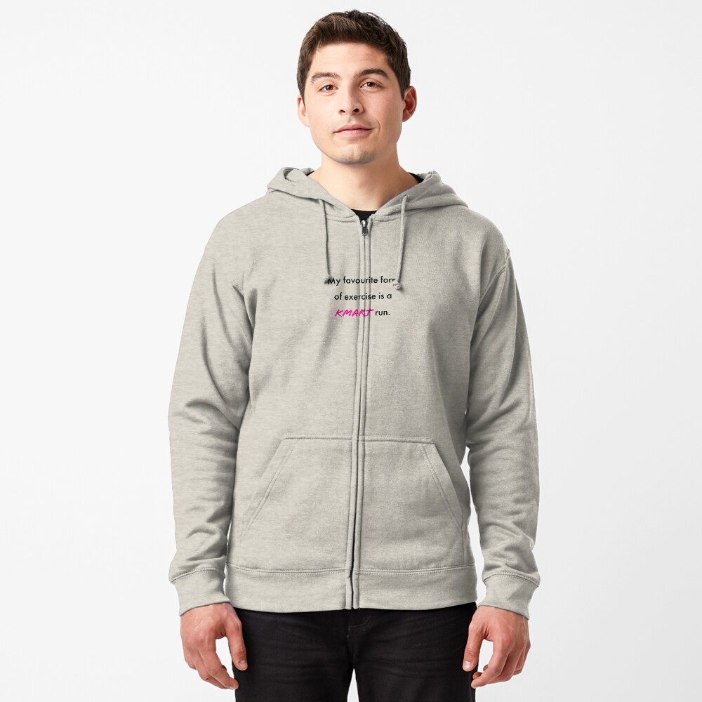 Kmart mens best sale zip hoodie