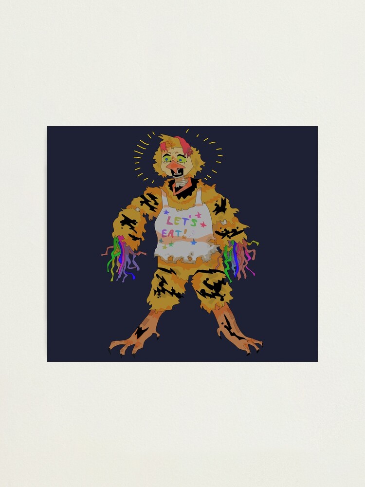 Withered chica artwork Canvas Print for Sale by OliviaDrawsss