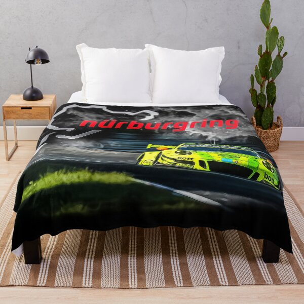 nurburgring Print Throw Blanket