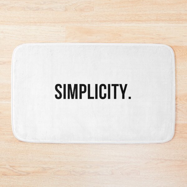Item preview, SIMPLICITY - Minimalist Typography motivational quote designed and sold by KarolinaPaz.