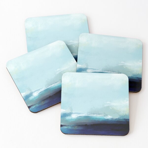 Item preview, Abstract Ocean Art designed and sold by The Whiskey Ginger Design Shop.