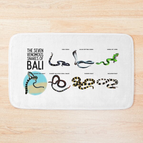 Item preview, Venomous Snakes of Bali (Horizontal, Transparent) designed and sold by Sean-Evans.
