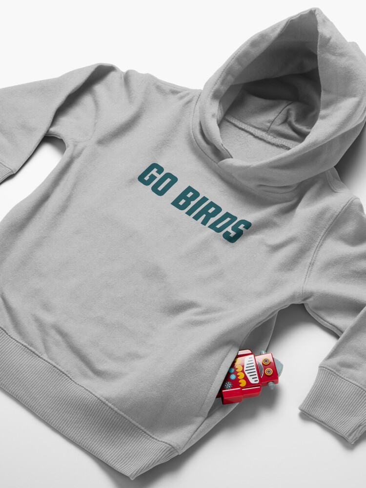 Alternate view of go birds Toddler Pullover Hoodie