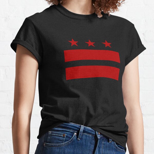 Washington DC flag and map' Unisex Baseball T-Shirt