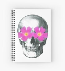 Flowering skull Spiral Notebook