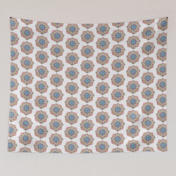 Item preview, Floral Mandala on White Background designed and sold by mikaylawright.