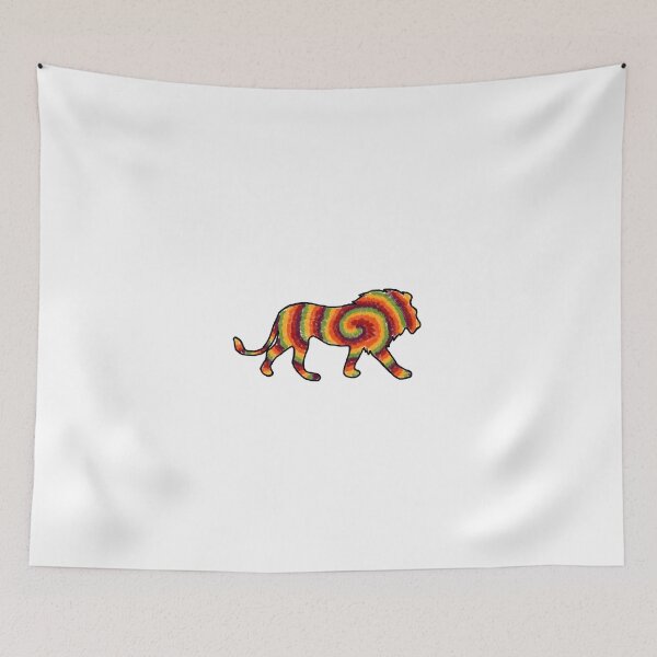 Item preview, Tye dye lion designed and sold by lydiiaphelps.