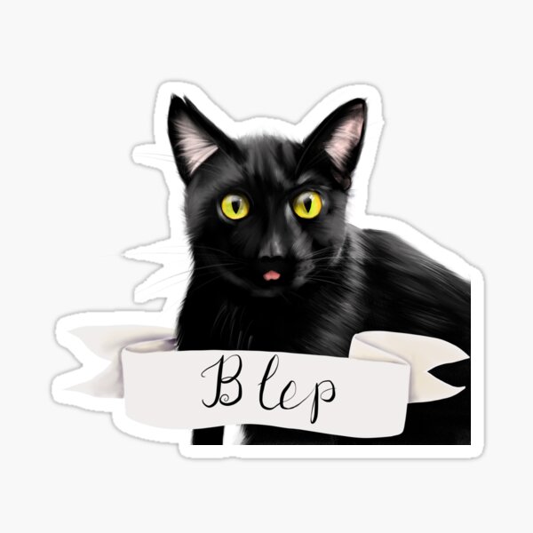 The King of Blep Sticker